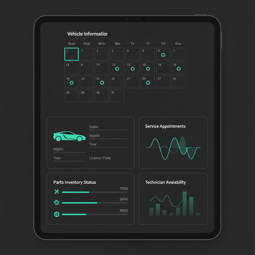 Otomotiv AI arayüzü